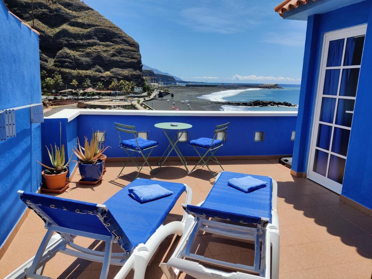Dachterrassenwohnung Puerto Tazacorte Buitenkant foto